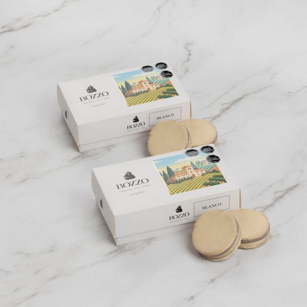PACK 2 CAJAS DE 4 ALFAJORES BLANCOS
