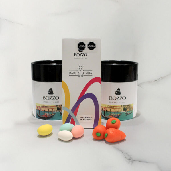 PACK 2 CIL.ALMENDRA CONFITADA 200 GRS + ESTUCHE ZANAHORIA 5 UN